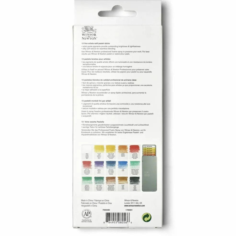 Winsor & Newton™ 15 Color Soft Pastel Set