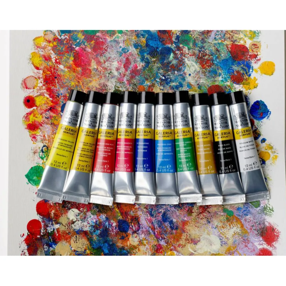Winsor & Newton™ Galeria Acrylic™ 10 Color Paint Set