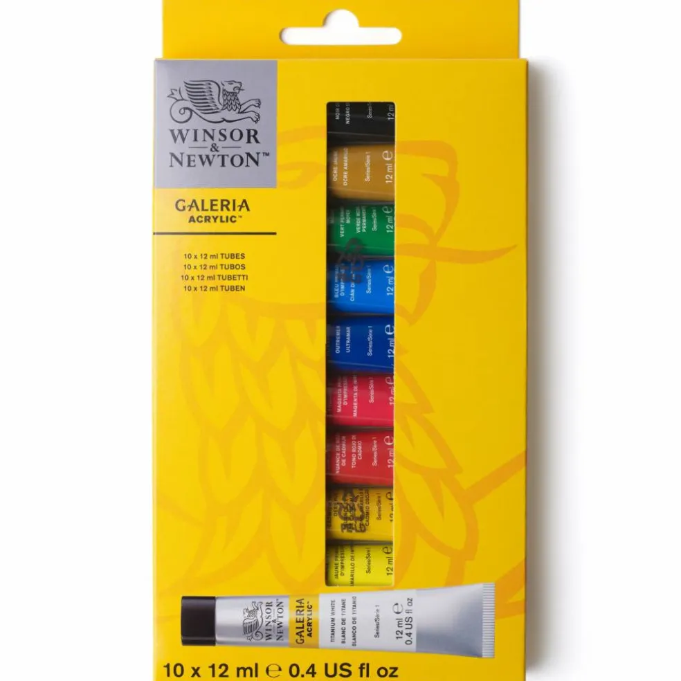 Winsor & Newton™ Galeria Acrylic™ 10 Color Paint Set