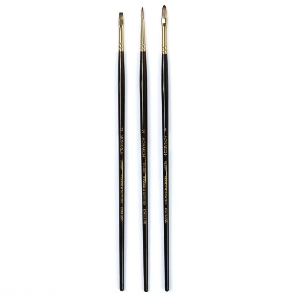 Winsor & Newton® Monarch 3 Piece Brush Set