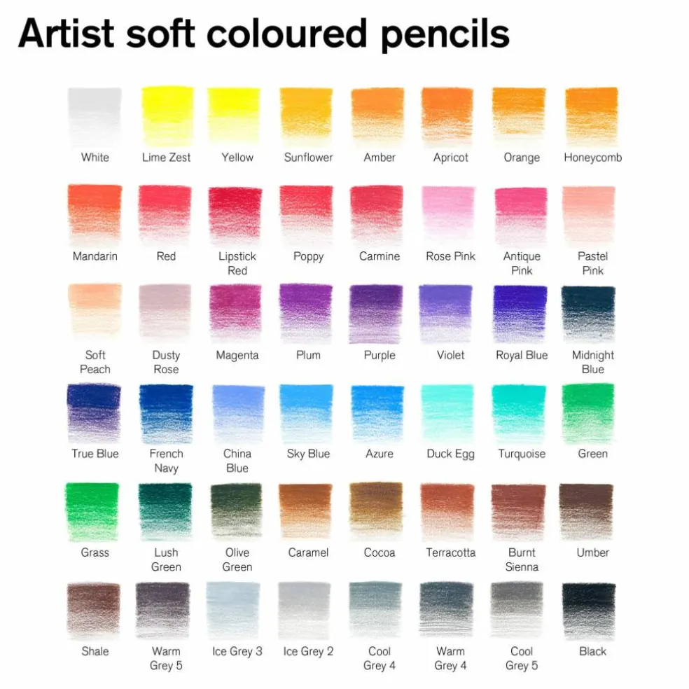 Winsor & Newton® Studio Collection 48 Colored Pencil Box Set