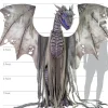 Winter Dragon Animated 7 Ft Halloween Decoration