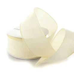 2.5" Wired Burlap Ribbon