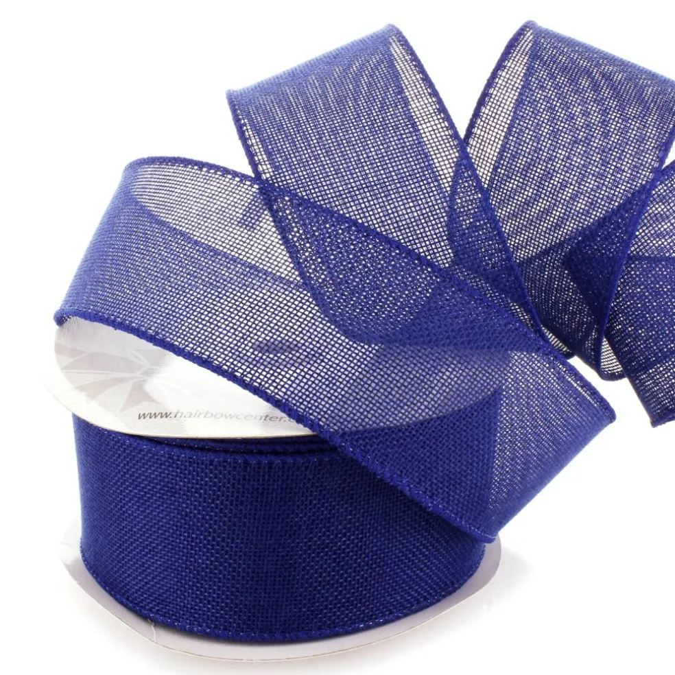 2.5" Wired Burlap Ribbon