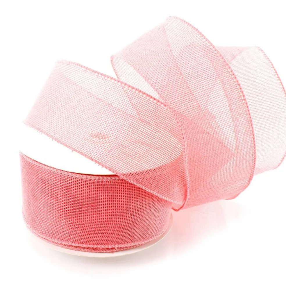 2.5" Wired Burlap Ribbon