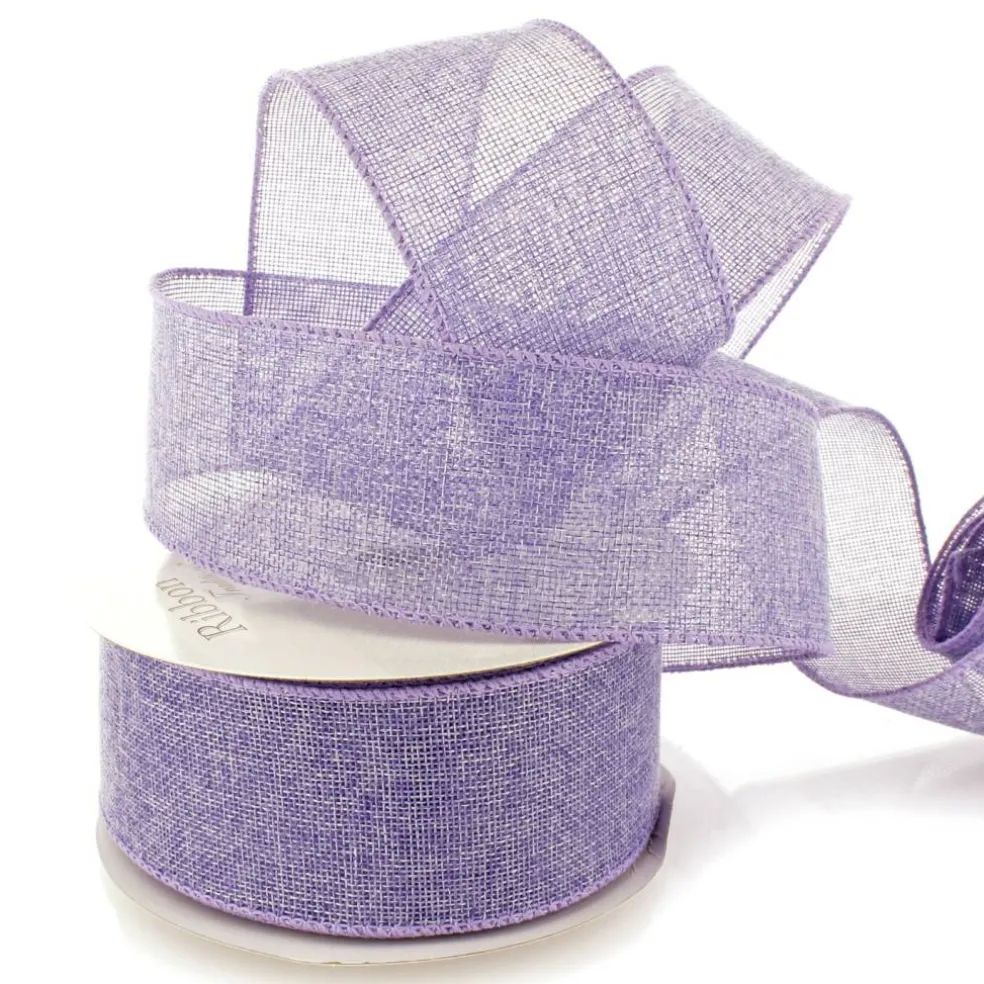 2.5" Wired Burlap Ribbon