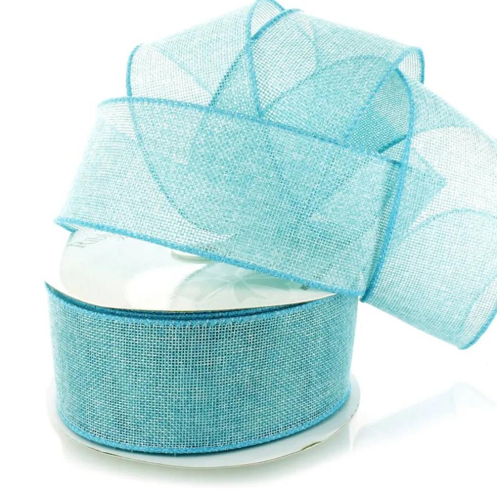 2.5" Wired Burlap Ribbon