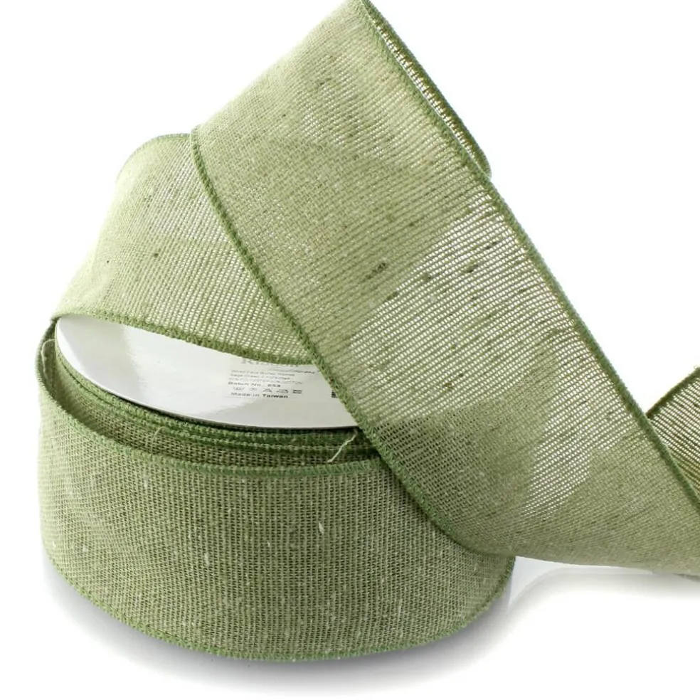 2.5" Wired Burlap Ribbon