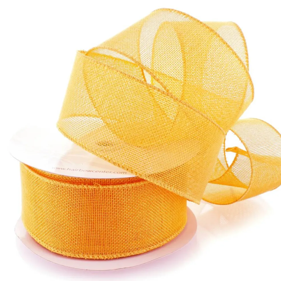 2.5" Wired Burlap Ribbon