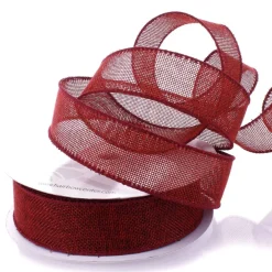 1.5" Wired Burlap Ribbon