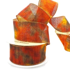 2 1/2" Wired Ribbon Fall Ombre Shimmer 10 Yards