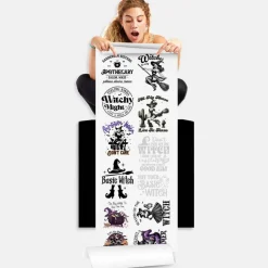 Witches DTF Transfer Gang Sheets - 22x60 Direct-to-Film
