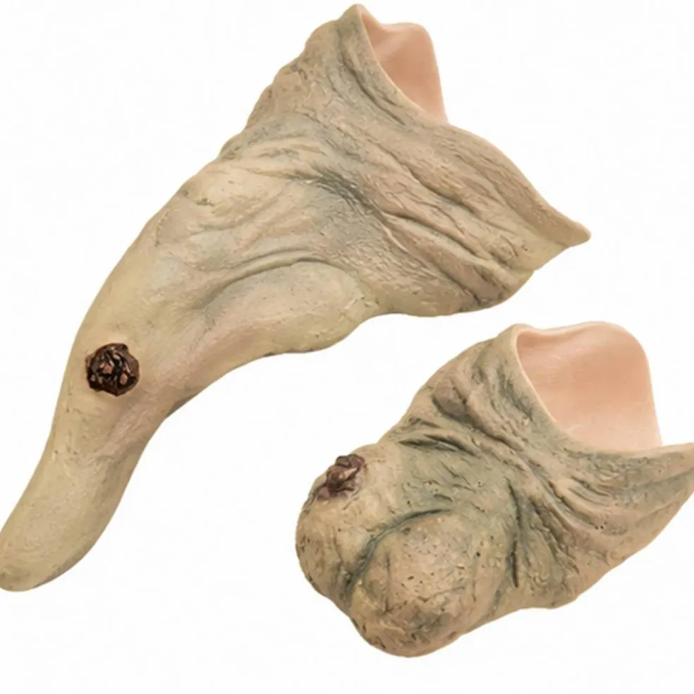 Witch Nose and Chin Latex Face Prosthetic