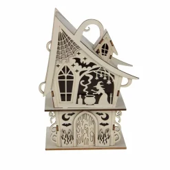 7.5" Witch's Cottage DIY LED Wood Décor by Make Market®