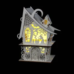 7.5" Witch's Cottage DIY LED Wood Décor by Make Market®