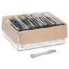 WNA 7 1/2 in. Reflections Design Heavyweight Plastic Knives - Silver (600/Carton)