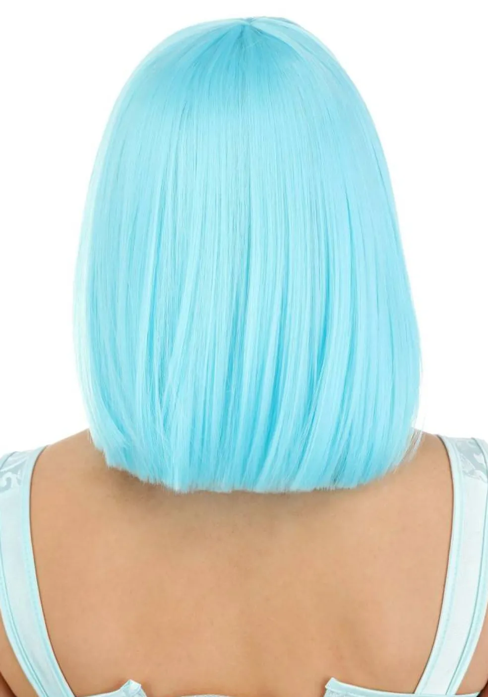 Women's Bright Blue Bob Wig