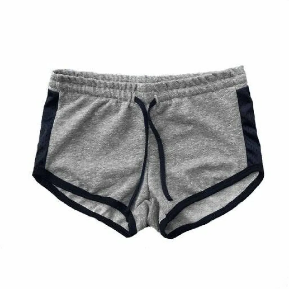 Women's Contrast Mesh Detail Shorts