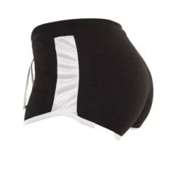 Women's Contrast Mesh Detail Shorts