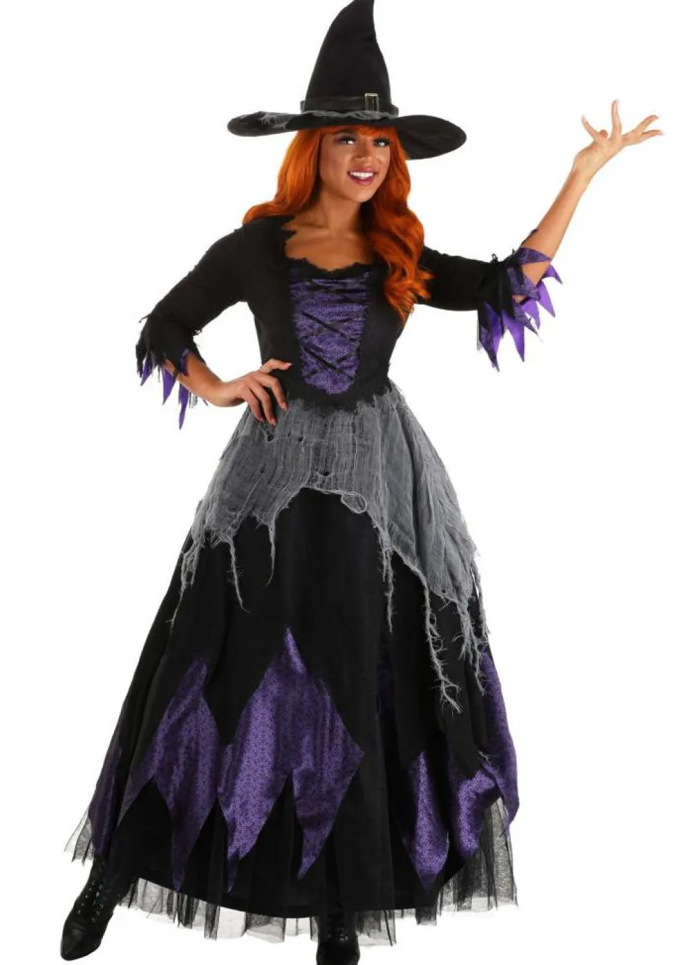 Women's Midnight Purple Witch Costume
