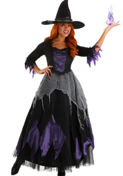 Women's Midnight Purple Witch Costume