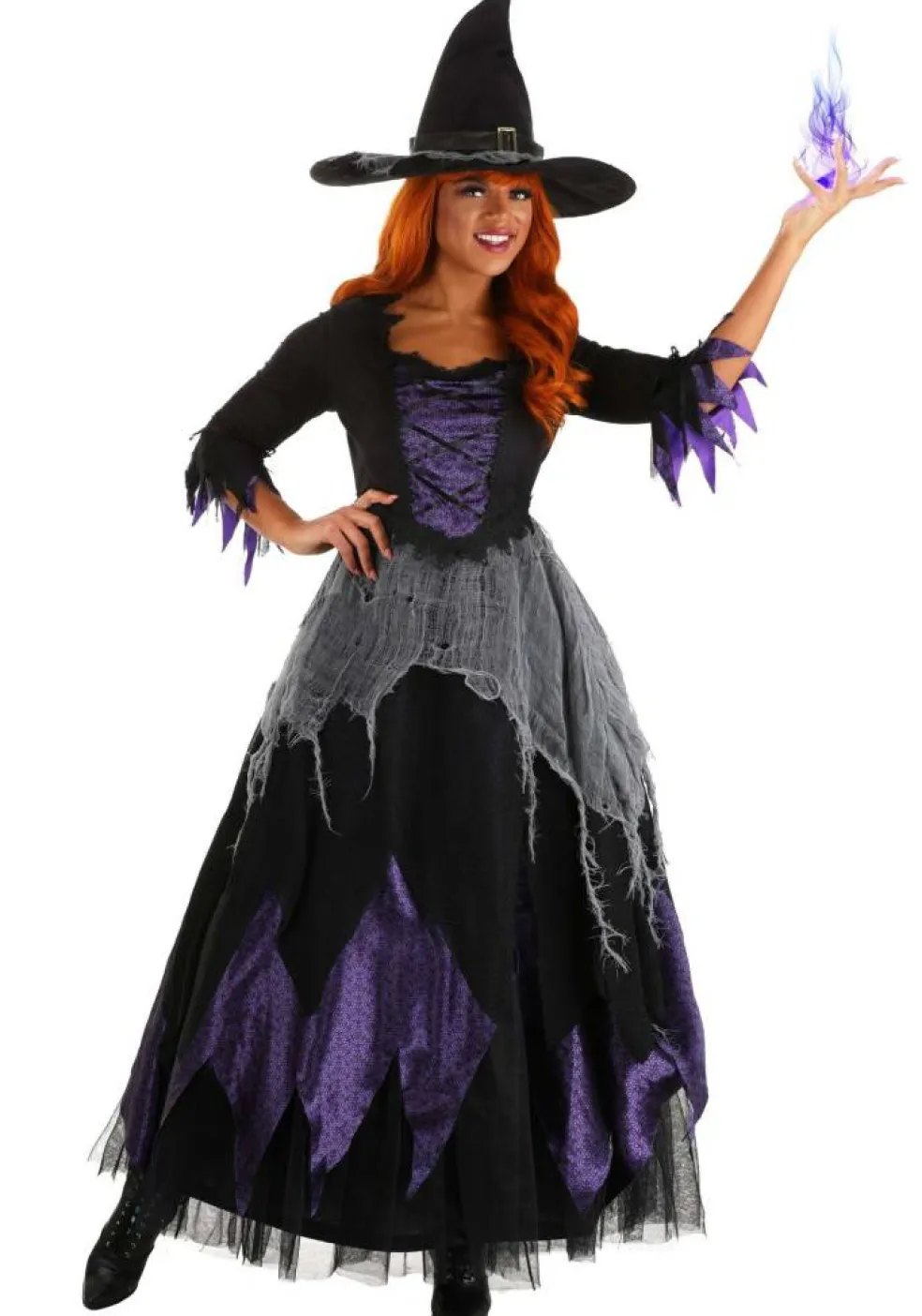 Women's Midnight Purple Witch Costume