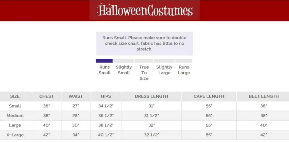 Women's Snow King Costume