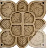 Wonderland Crafts 6" Mandala Bead Organizer with Transparent Cover