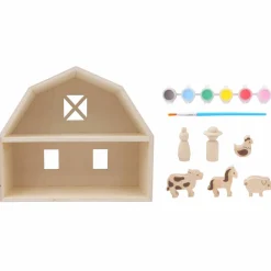 Wood Barn Kit by Creatologyâ„¢