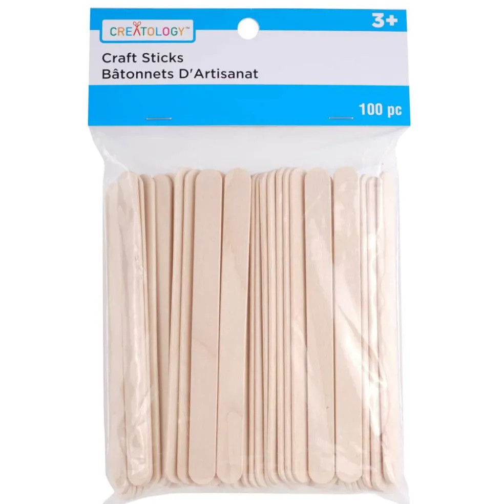 Wood Craft Sticks by Creatology™