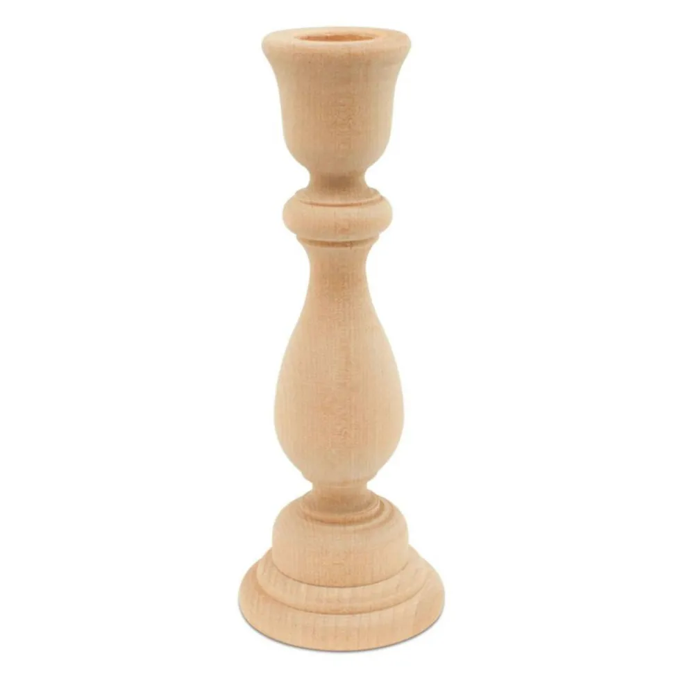 Wooden Candlestick Holders Set Multiple Sizes Available, Unfinished | Woodpeckers