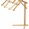 Wooden embroidery stand FLOOR-STANDING Flamingo without frame CSFL1
