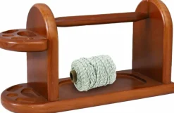 Wooden Yarn Holder Dispenser for Crocheting