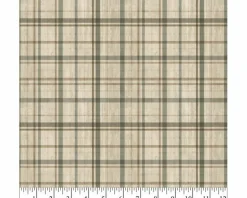 Woodland Plaid Cotton Fabric | By The Yard | Sewing and Crafting | 44 inches wide