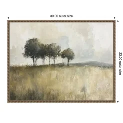Woodland Trees by Mona Grace Framed Canvas Wall Art