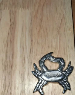 10" Wood & Metal Crab Cutting Board by Ashland®