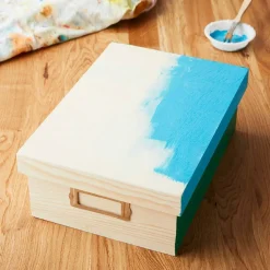 Wood Photo Box with Lid by Make Market®