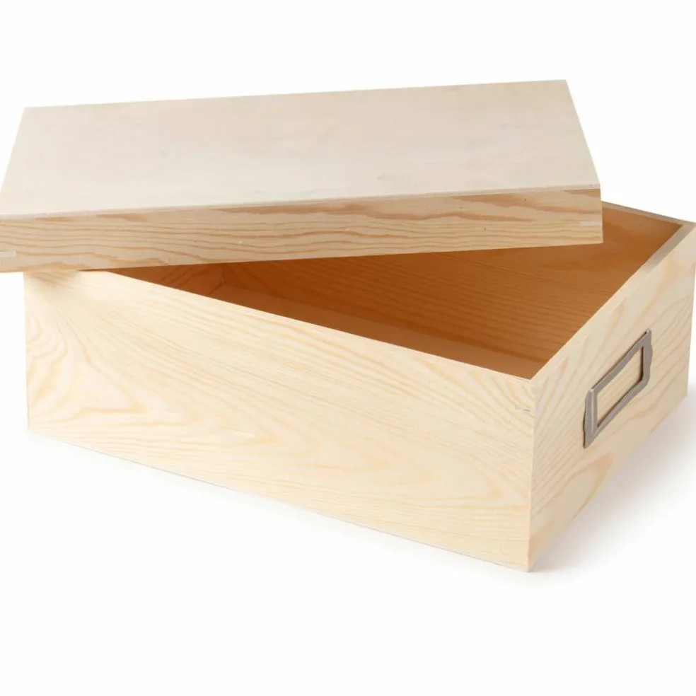 Wood Photo Box with Lid by Make Market®