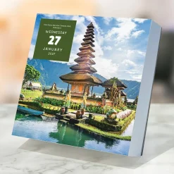 2027 World Travel Daily Desktop Calendar