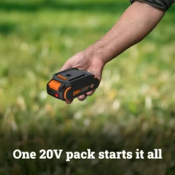 Worx WX838L 20V PowerShare Brushless Cordless 18GA Brad Nailer (Battery & Charger Included)