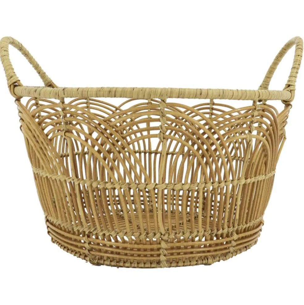 16" Woven Arch Plastic Basket with Handles by Ashland®