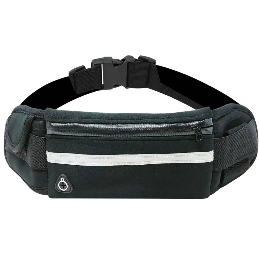 Wrapables Adjustable Neoprene Running Belt, Waterproof Fanny Pack, Workout Pouch for Running Jogging Hiking