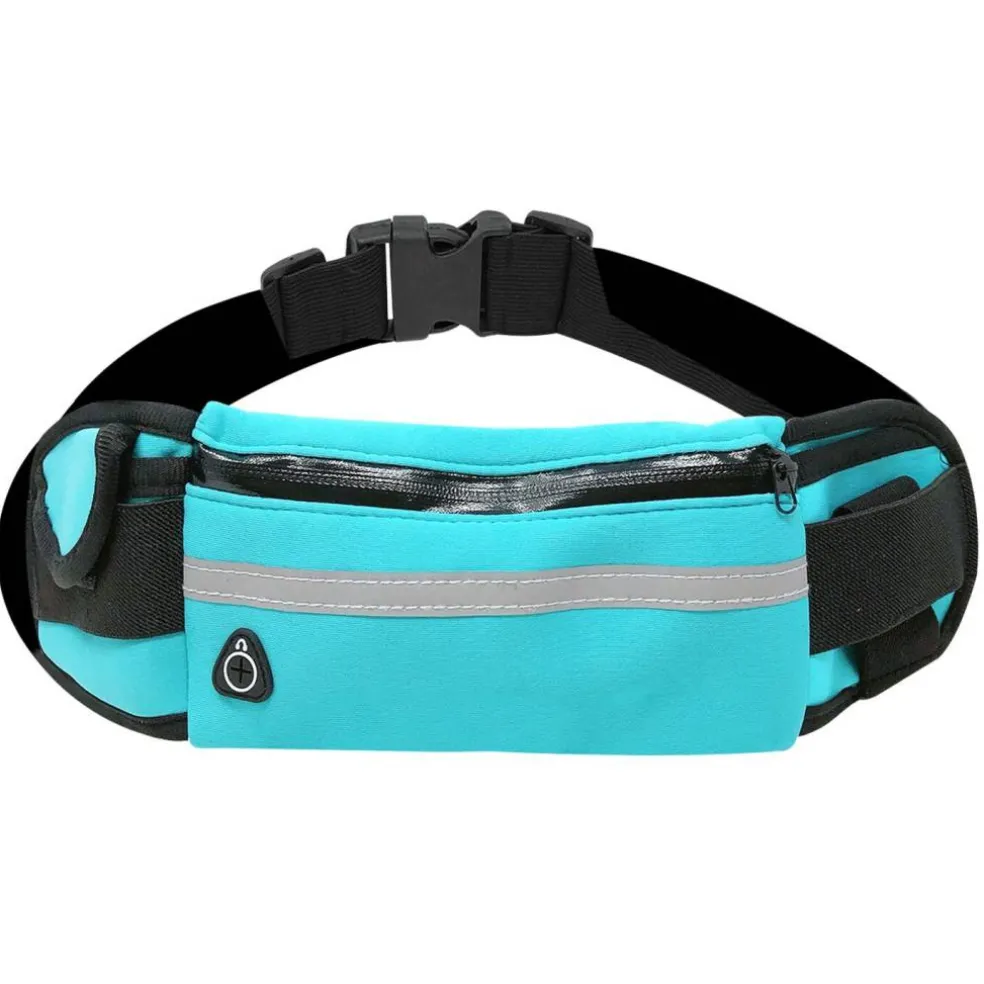 Wrapables Adjustable Neoprene Running Belt, Waterproof Fanny Pack, Workout Pouch for Running Jogging Hiking