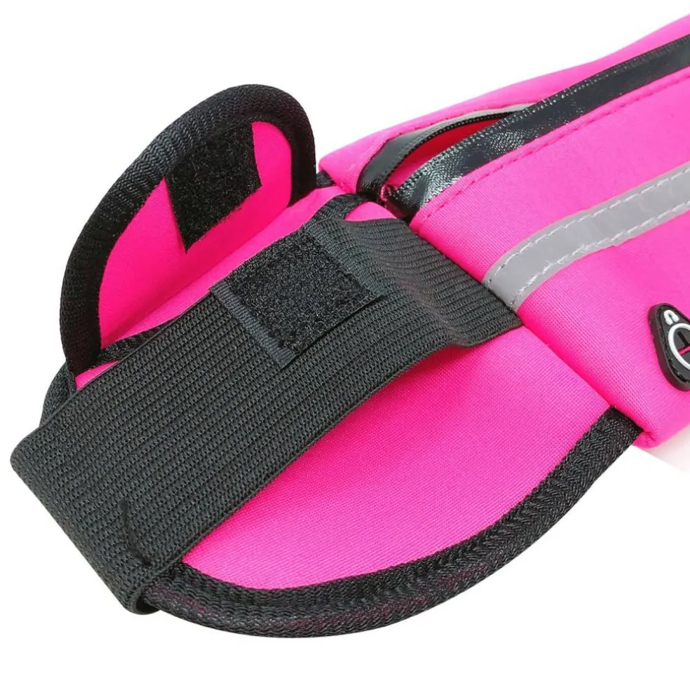 Wrapables Adjustable Neoprene Running Belt, Waterproof Fanny Pack, Workout Pouch for Running Jogging Hiking