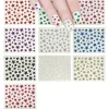 Wrapables Glitter Stars Decorative Nail Stickers, Arts & Crafts Stickers (10 sheets)