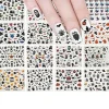 Wrapables Halloween Nail Stickers Nail Art Set Ghost Stickers Bat Nail Art (24 Sheets)