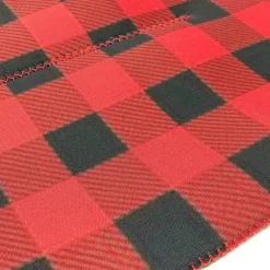 Wrapables Insulated Neoprene Wine Tote, Two Bottle / Red Checkers