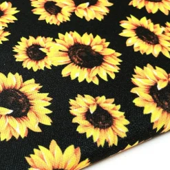 Wrapables Insulated Neoprene Wine Tote, One Bottle / Sunflowers