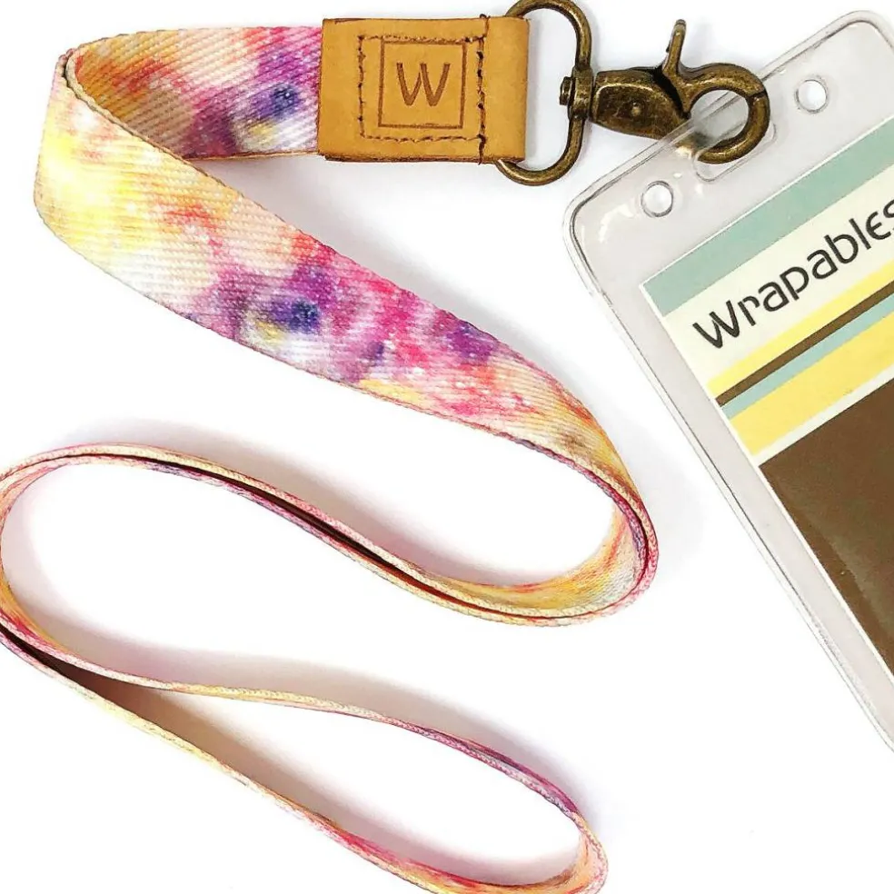 Wrapables Lanyard Keychain and ID Badge Holder