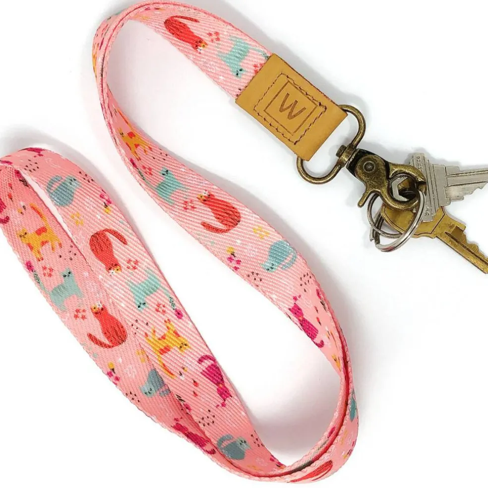 Wrapables Lanyard Keychain and ID Badge Holder